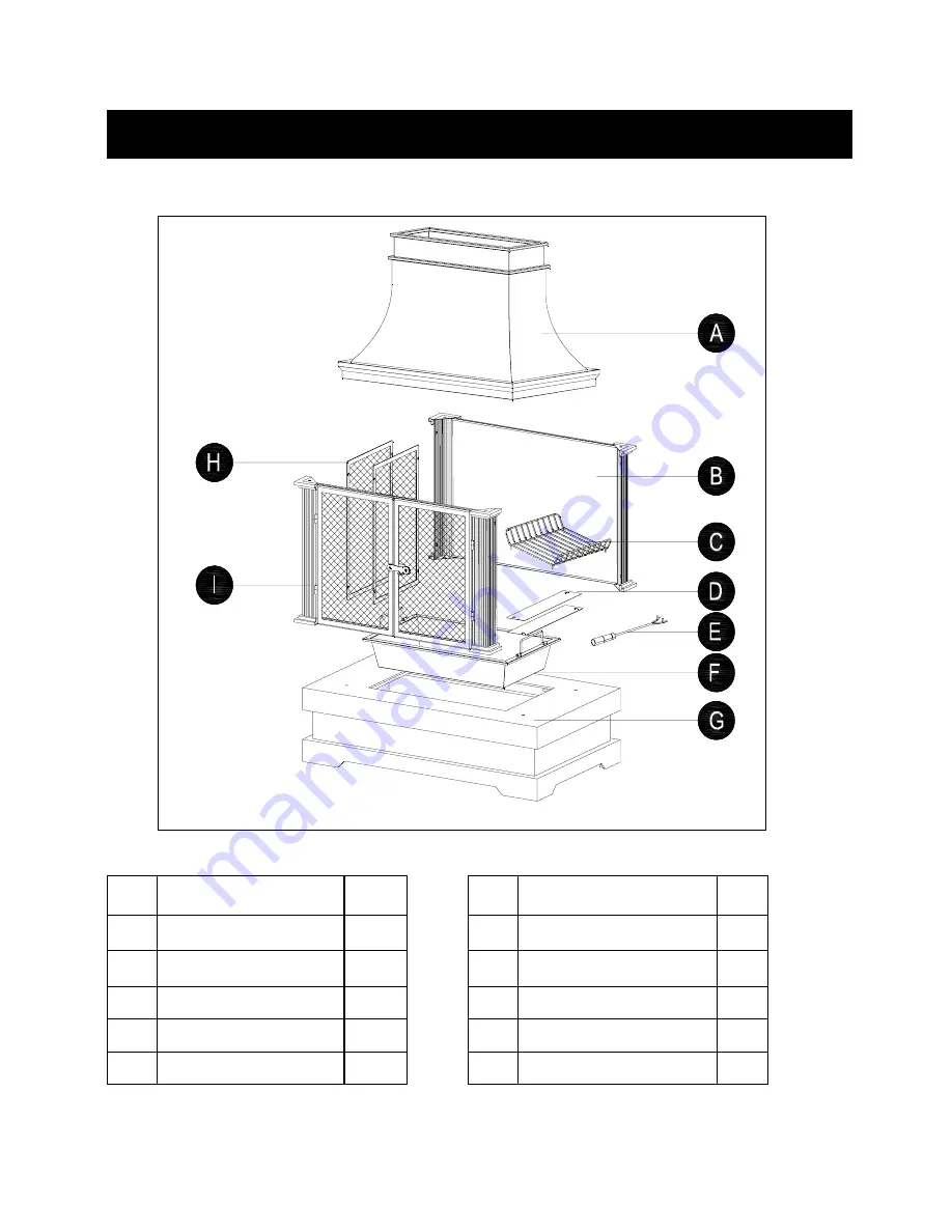 Garden Oasis WOOD BURNING FIREPLACE Owner'S Manual Download Page 3