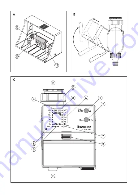 Gardena 1810 Operating Instructions Manual Download Page 3