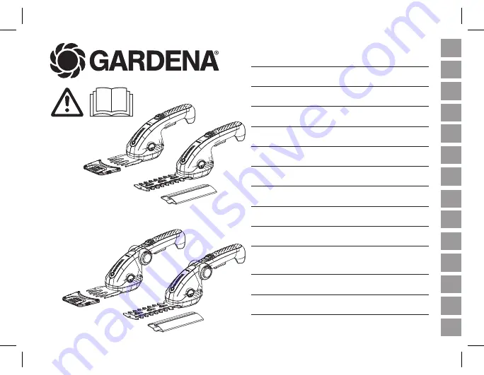 Gardena ClassicCut Li 9853 Operator'S Manual Download Page 1