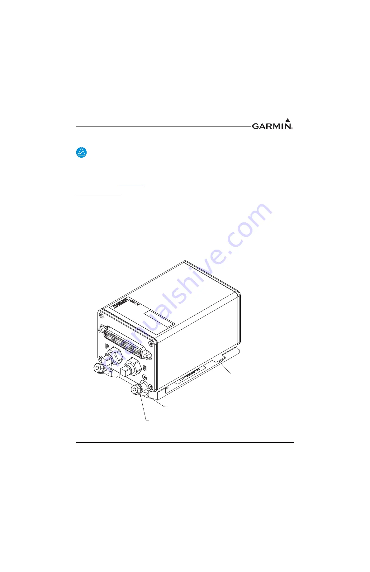 Garmin 010-00296-00 Installation Manual Download Page 37