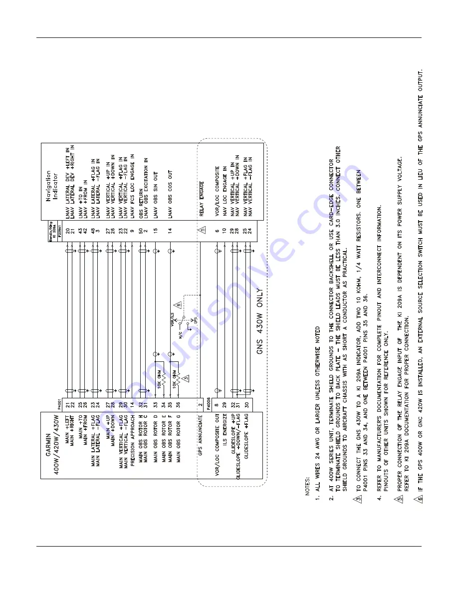 Garmin GNC 420AW Installation Manual Download Page 191