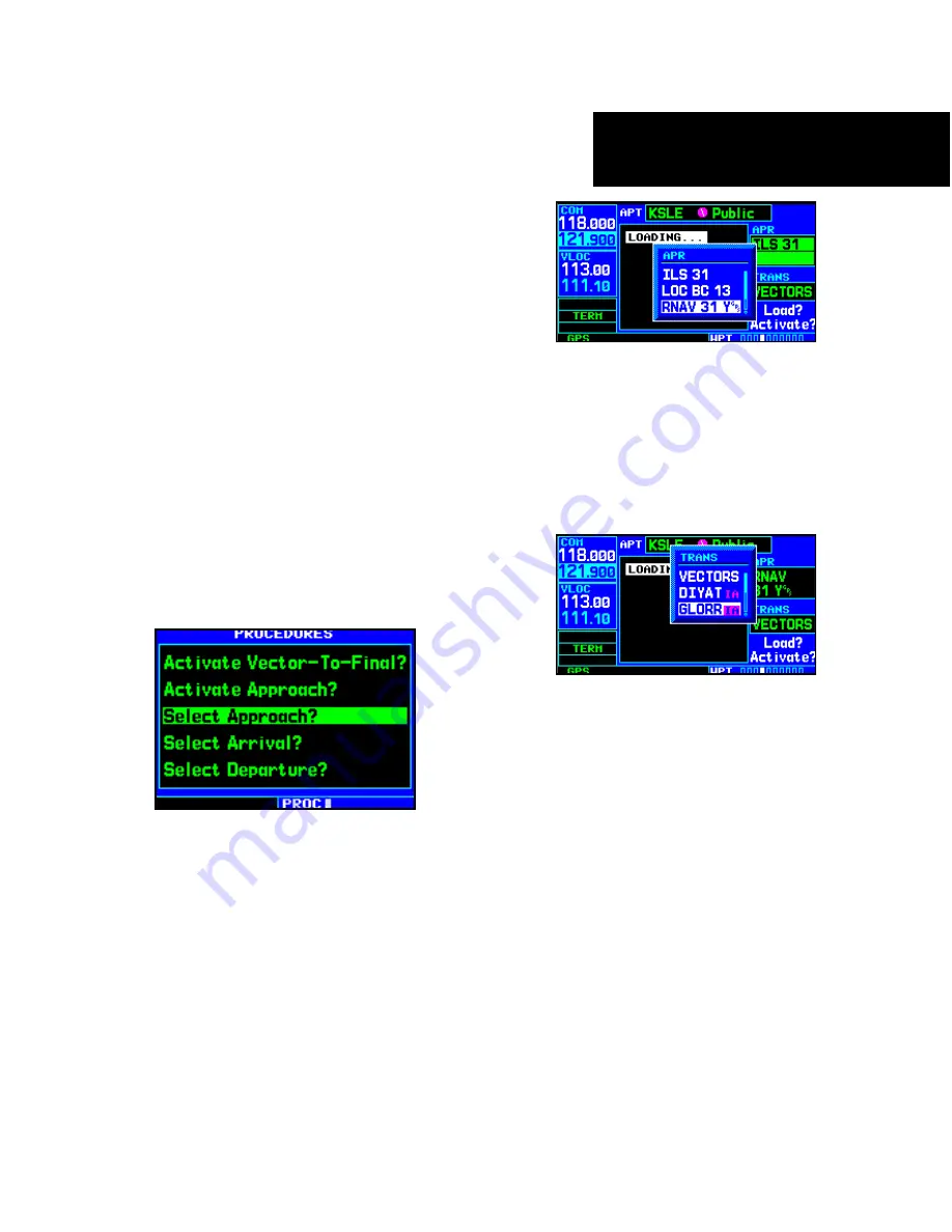 Garmin GNC 420AW Pilot'S Manual & Reference Download Page 91