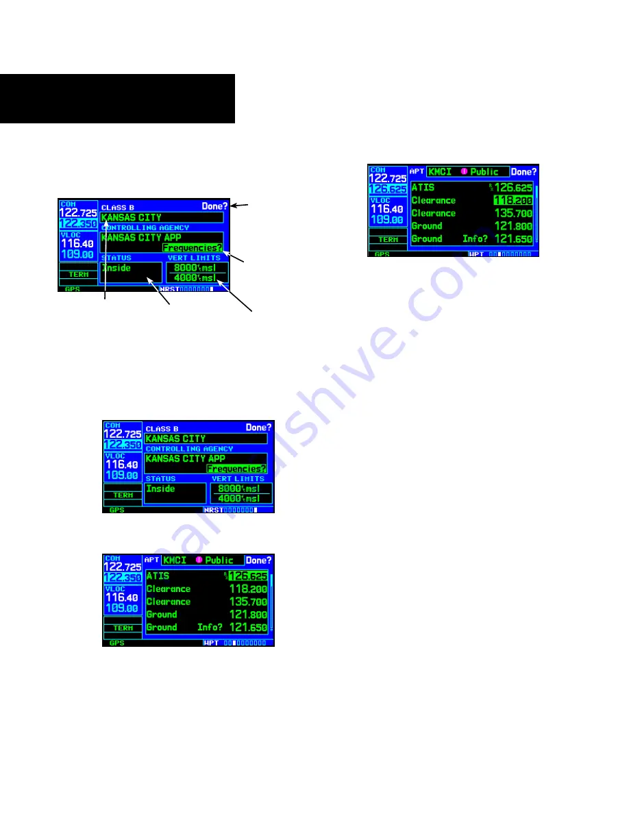 Garmin GNC 420AW Pilot'S Manual & Reference Download Page 152