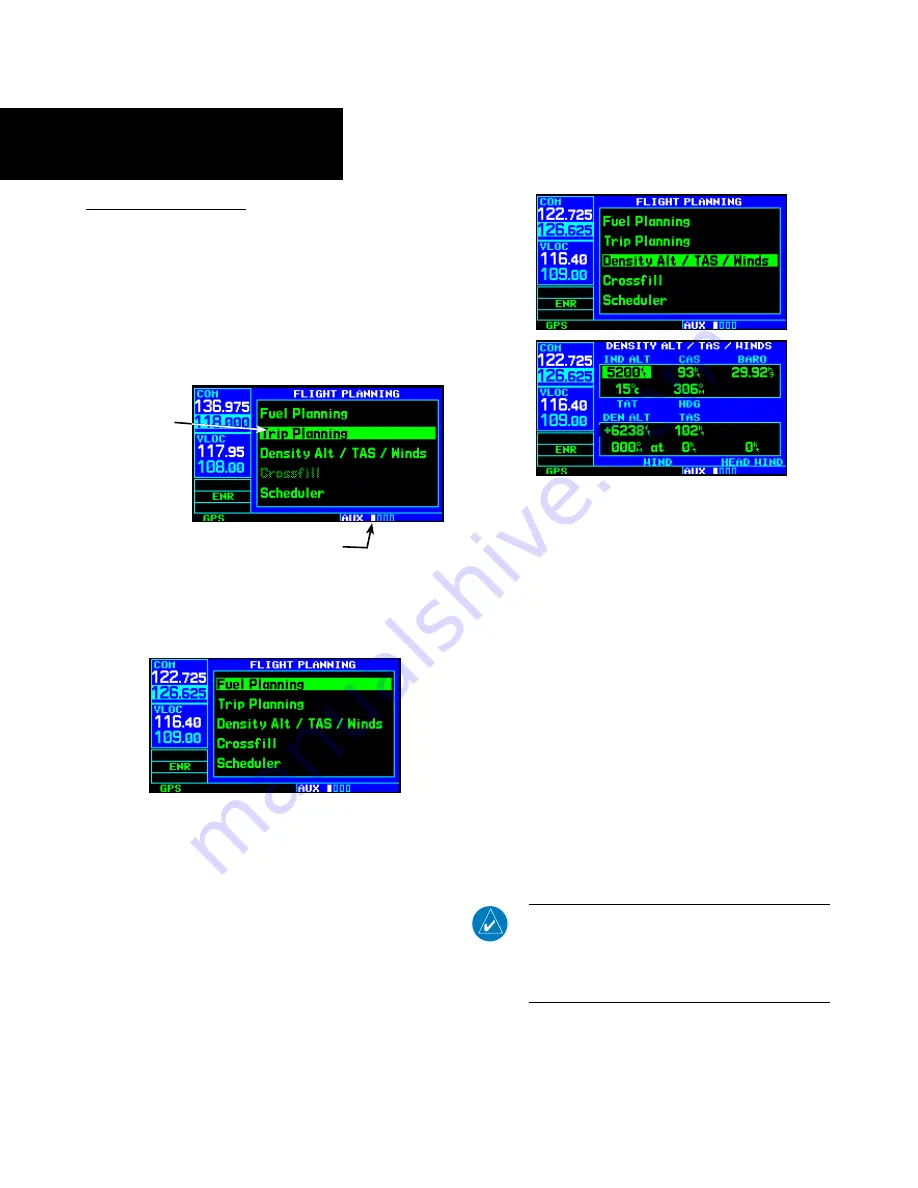 Garmin GNC 420AW Pilot'S Manual & Reference Download Page 160