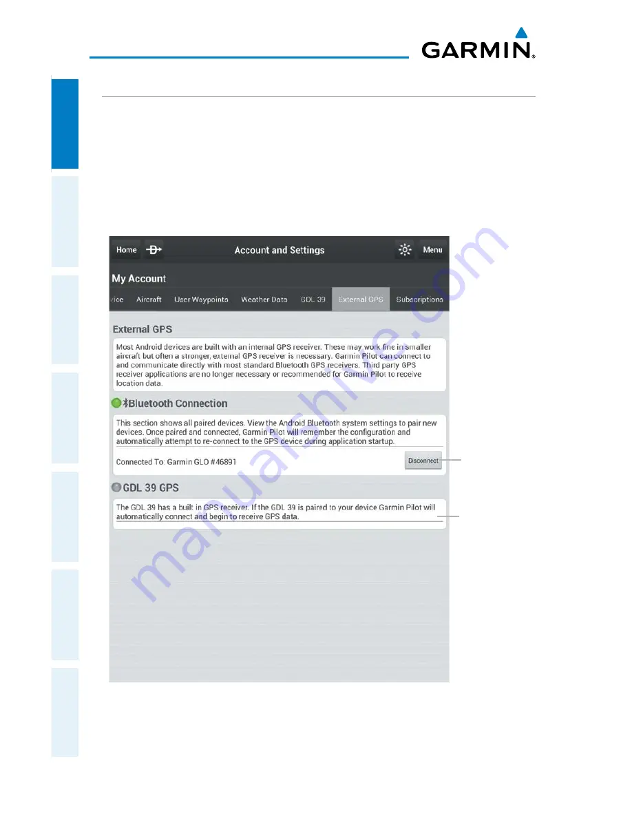 Garmin Pilot for Android User Manual Download Page 42