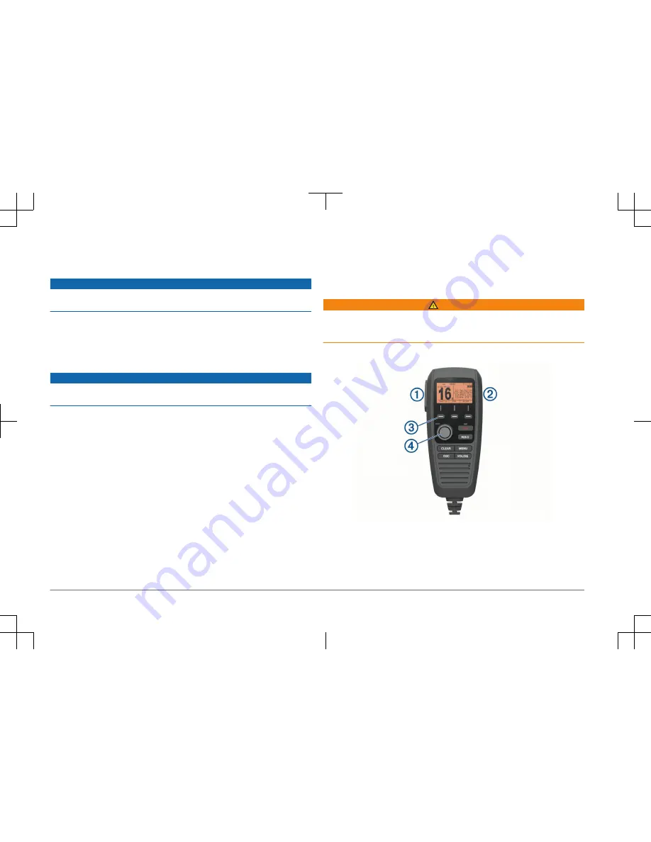 Garmin VHF 315 Series Quick Start Manual Download Page 16