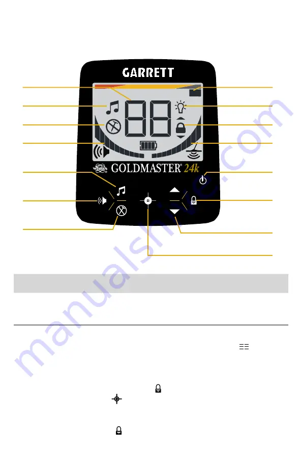 Garrett GM24k Quick Start Manual Download Page 2