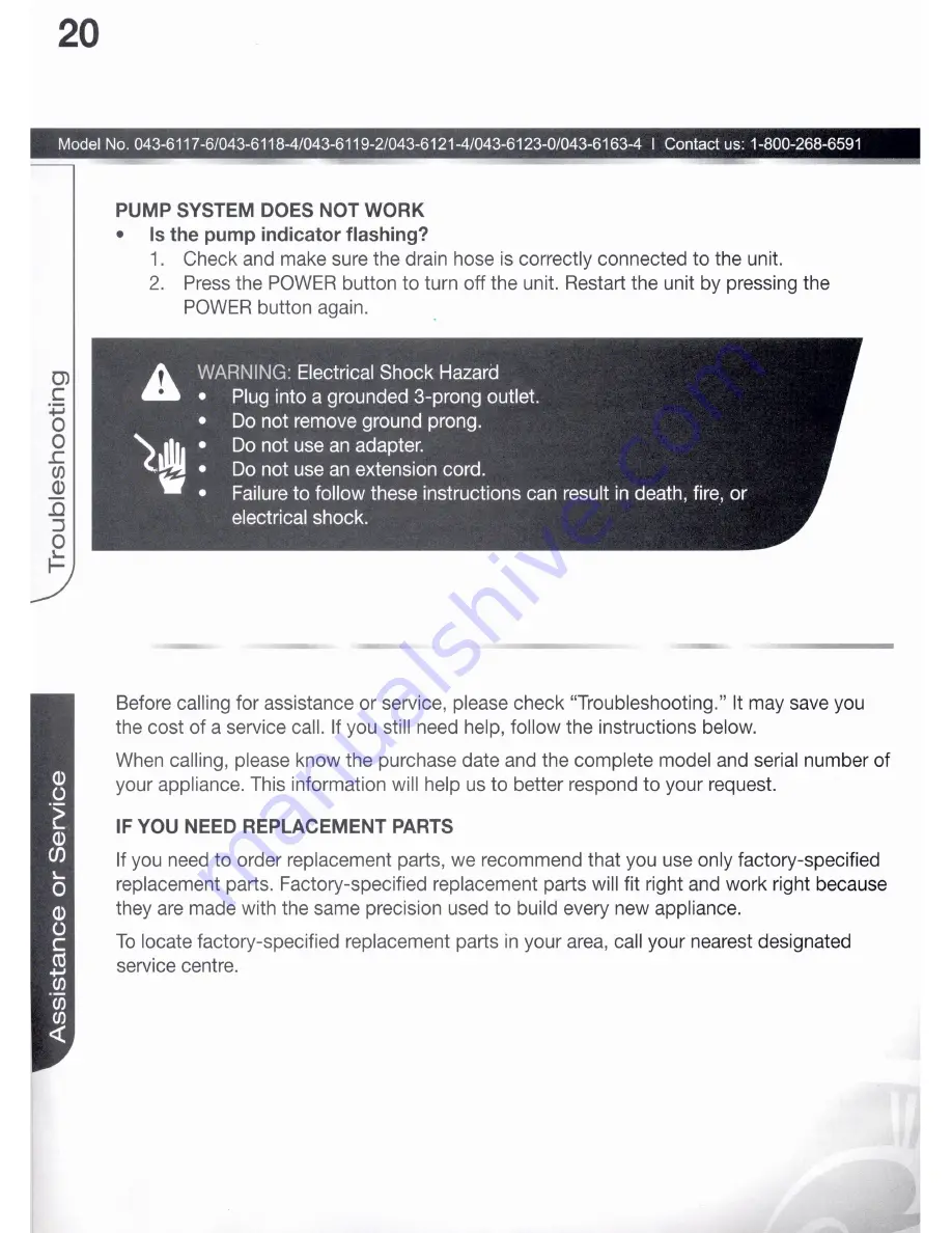 Garrison 043-6117-6 Instruction Manual Download Page 20