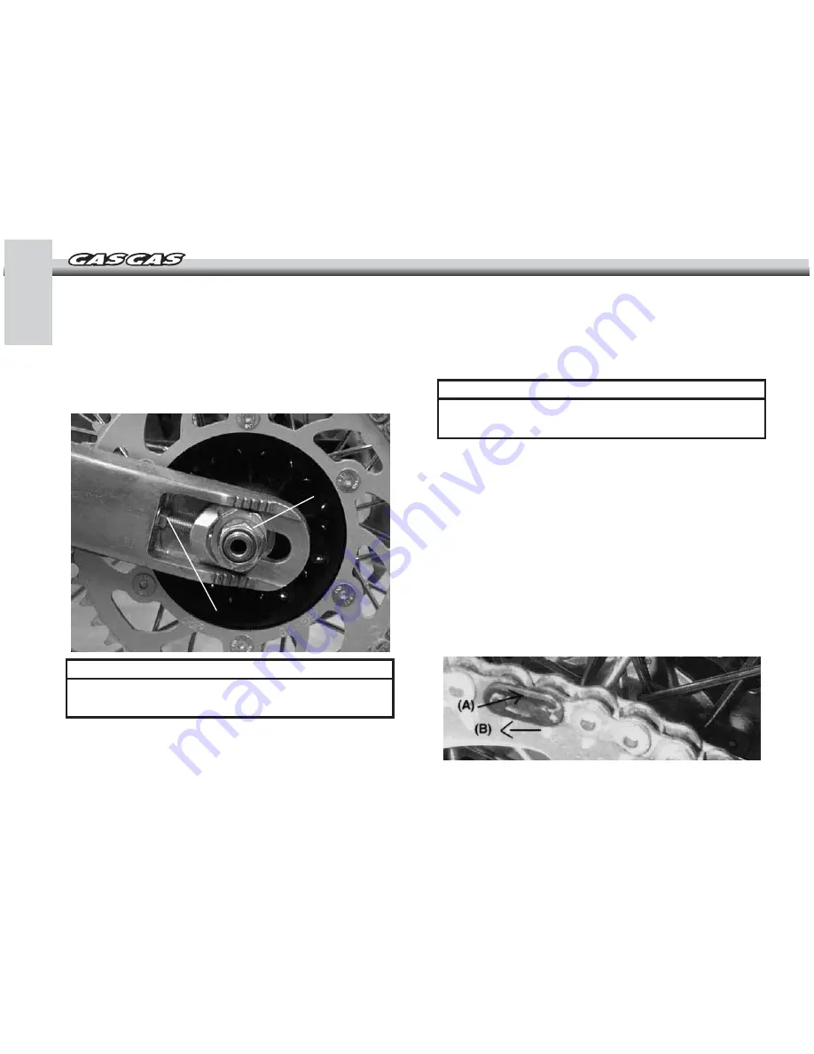 GAS GAS 2008 EC User Manual Download Page 30