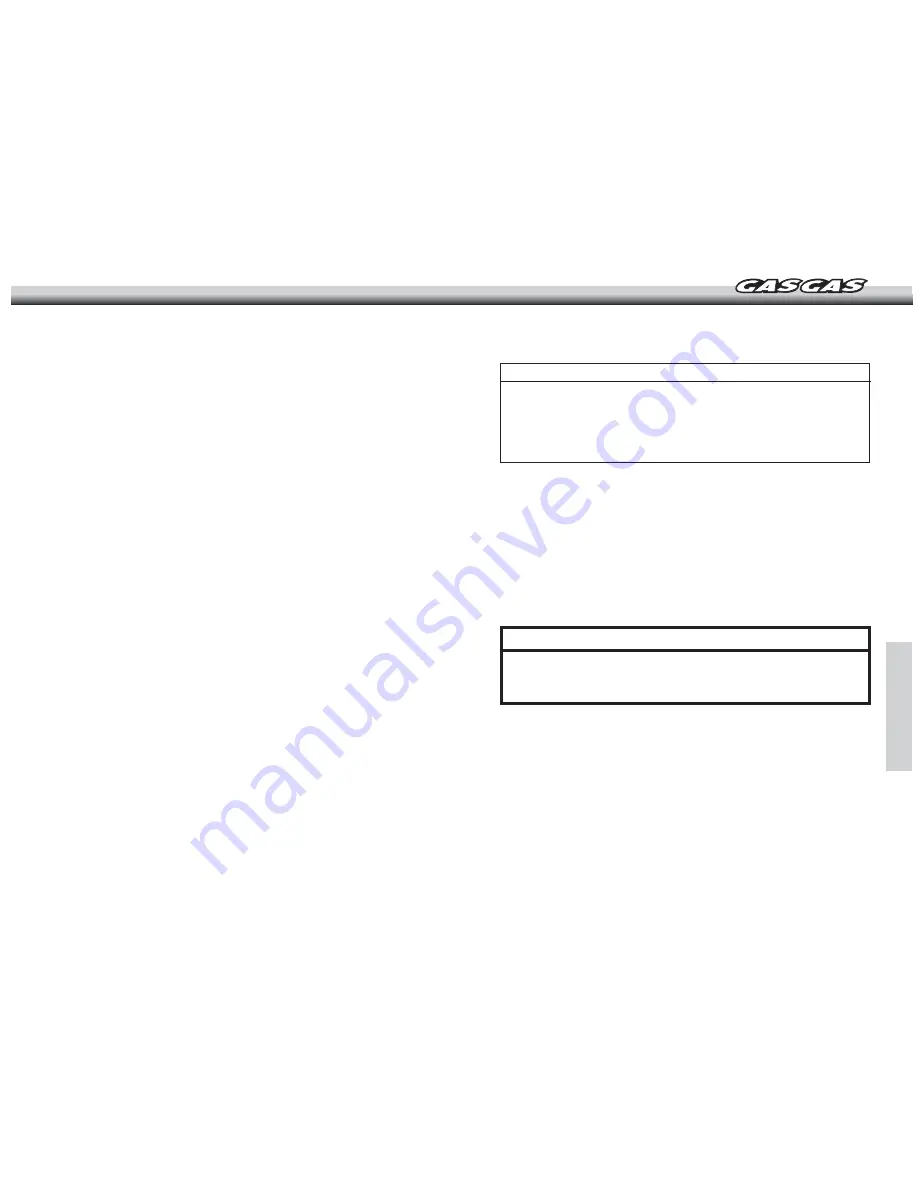 GAS GAS 2008 EC User Manual Download Page 257