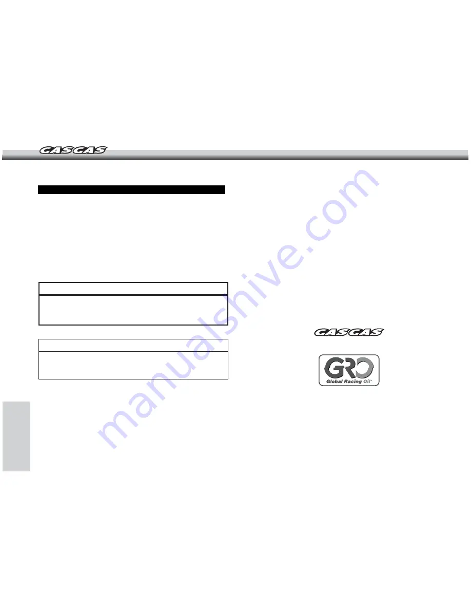 GAS GAS 2008 EC User Manual Download Page 294