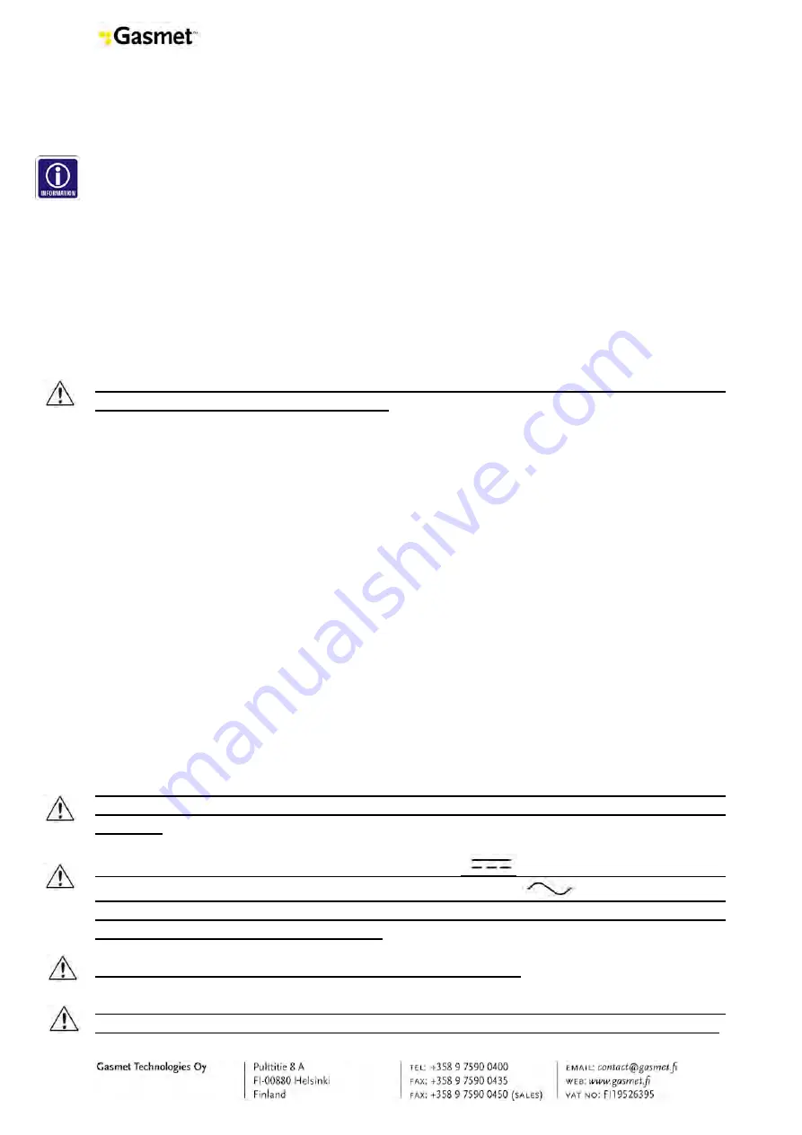 Gasmet DX4040 Instructions And Operating Manual Download Page 40