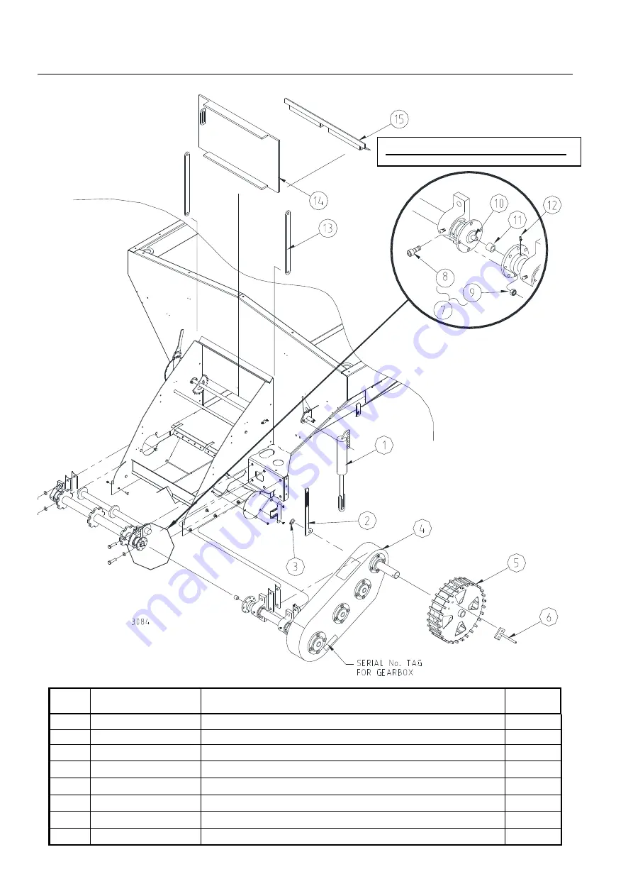 Gason 7312 Operator'S Manual Download Page 62