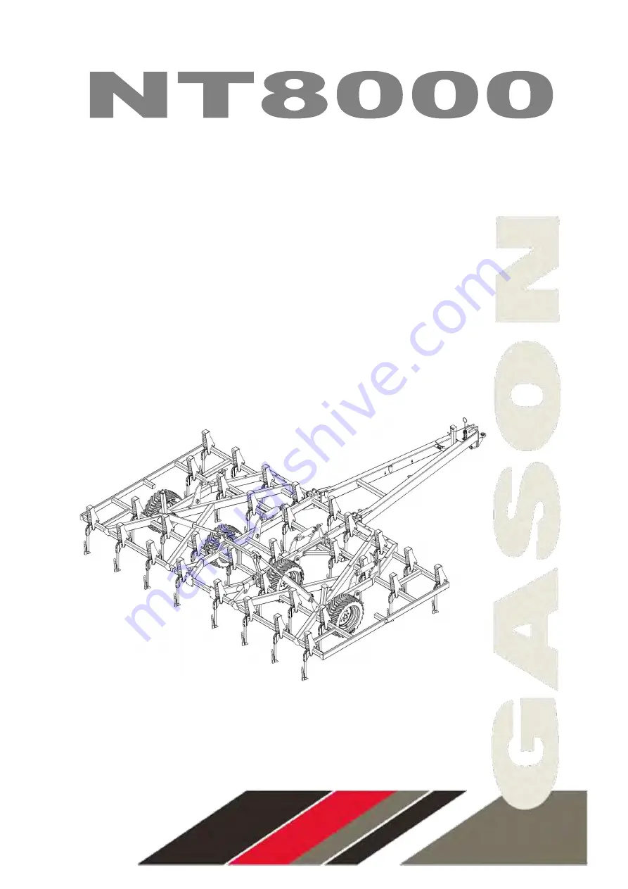 Gason NT8000 Operator'S & Parts Manual Download Page 1