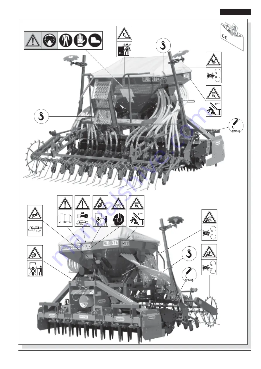 Gaspardo ALIANTE Use And Maintenance Download Page 153