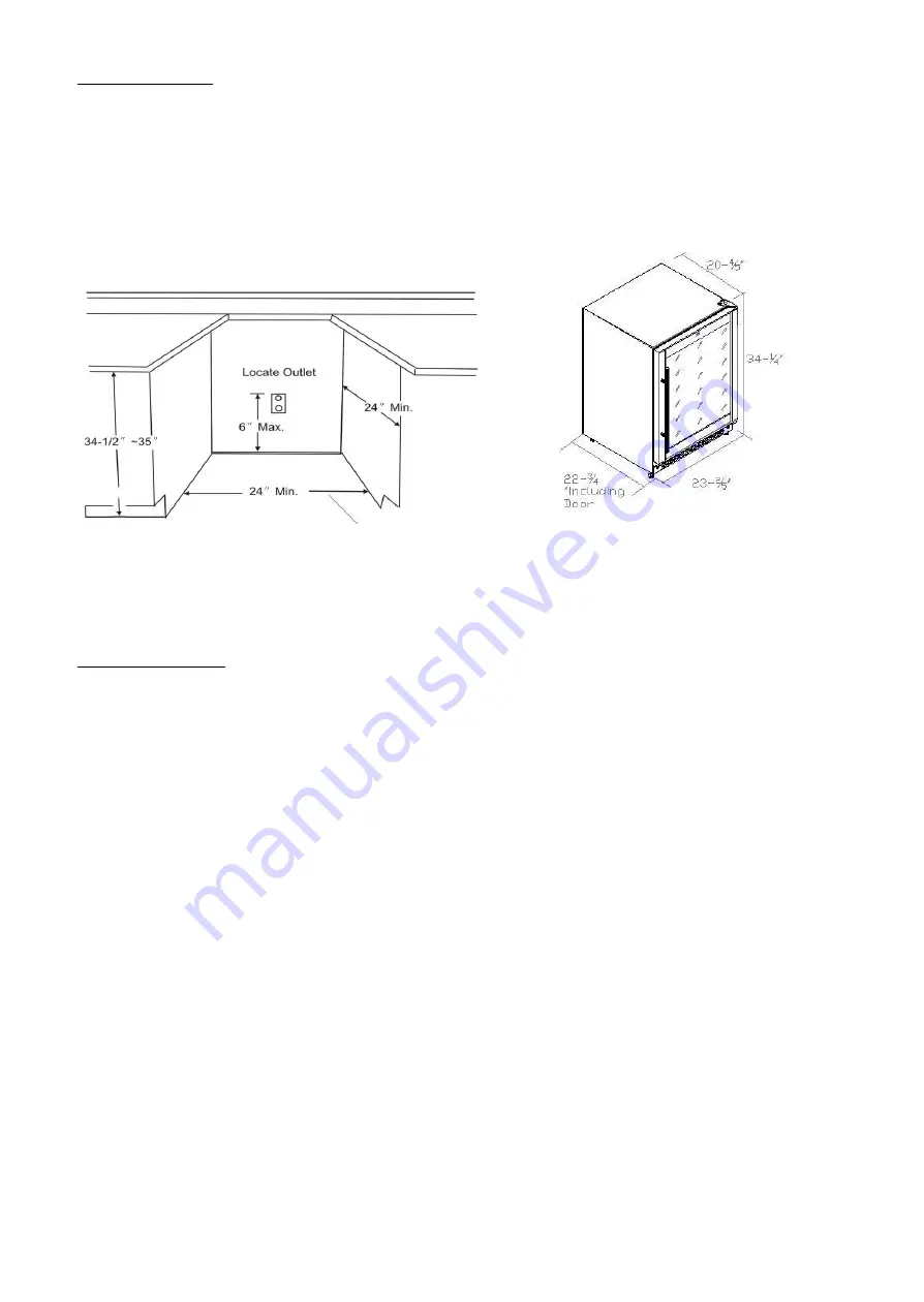 Gastrodomus WINE100DZN Directions For Installation, Use And Maintenance Download Page 15