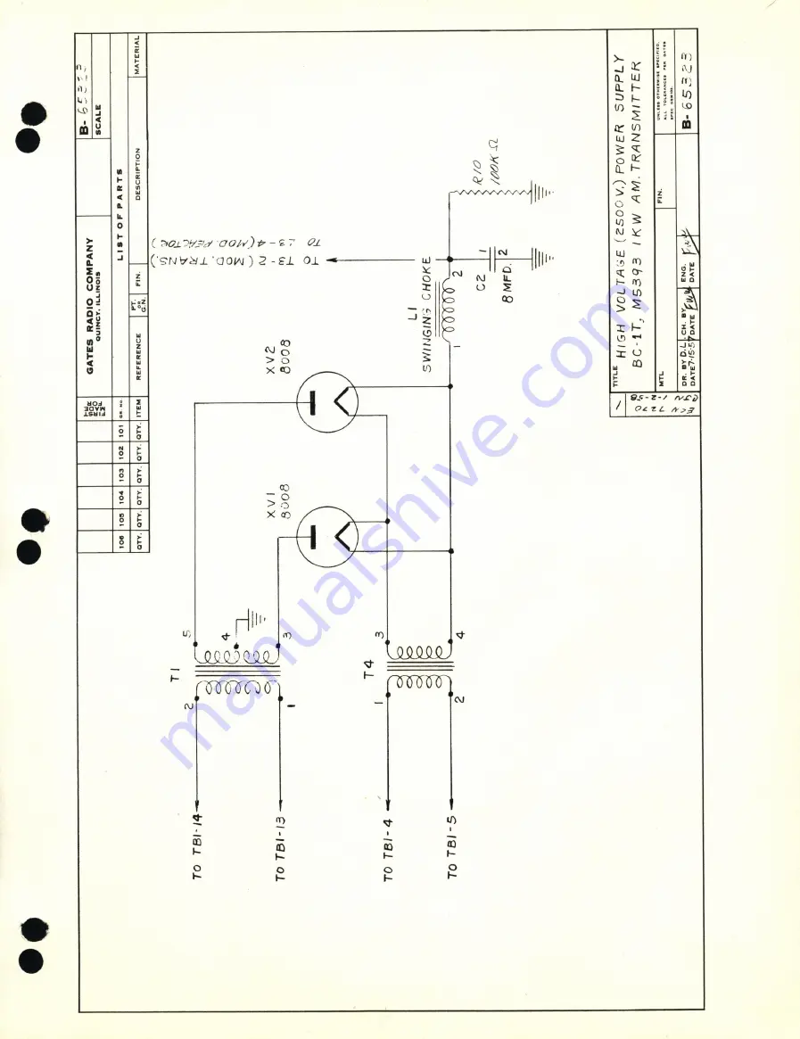 Gates BC-1T Instructions For Installing And Operating Download Page 52