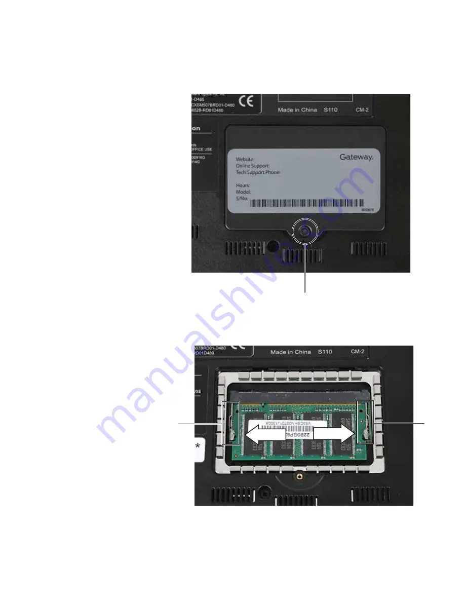 Gateway 7405GX - Athlon 64 2 GHz Hardware Reference Manual Download Page 39