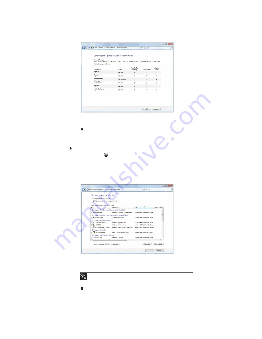 Gateway EC14 User Manual Download Page 203