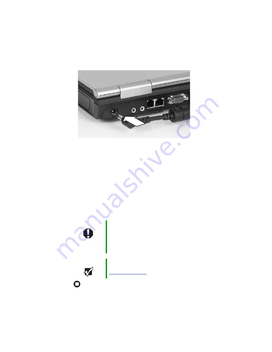 Gateway M520 User Manual Download Page 30