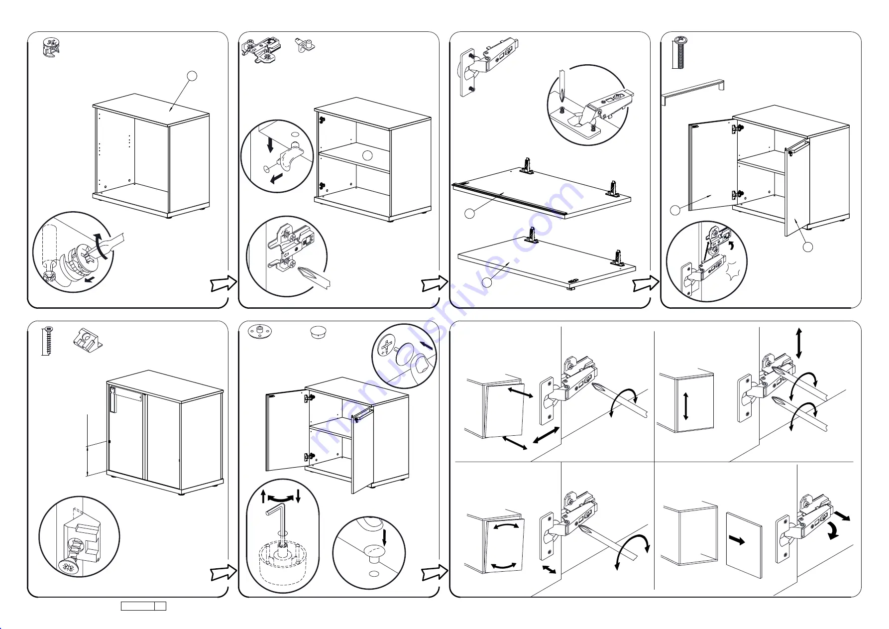 Gautier Office 210 Assembly Instructions Download Page 2