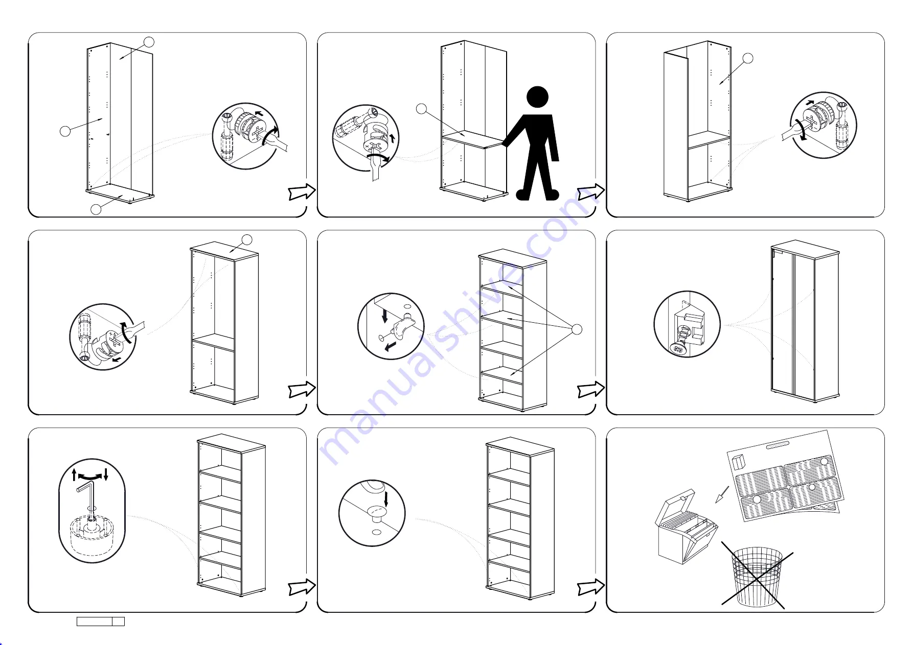 Gautier Office BIBLIOTHEQUE BASIC 113.326 Скачать руководство пользователя страница 2