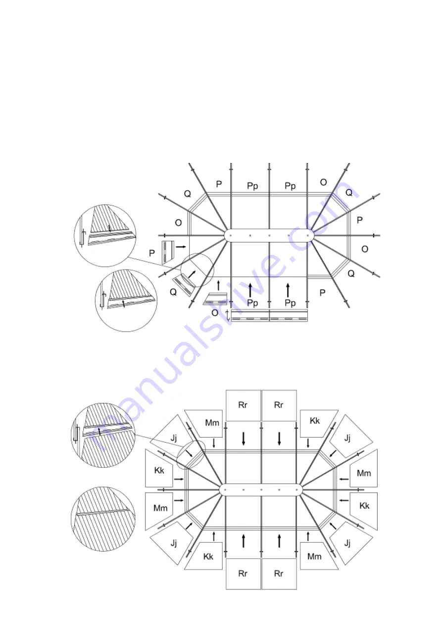 Gazebo penguin 41218-12 SAND Assembly Instructions Manual Download Page 10