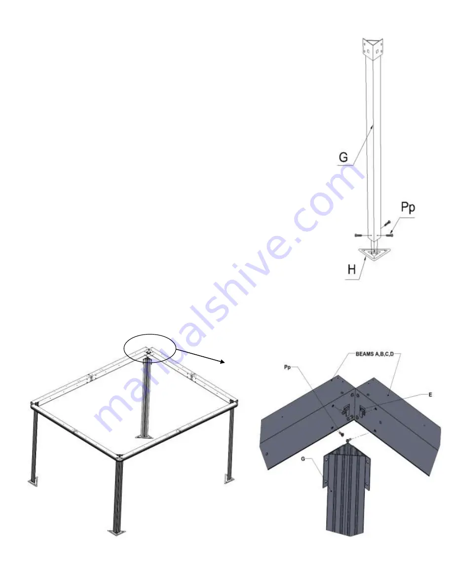 Gazebo penguin 43224MR-22 Скачать руководство пользователя страница 14