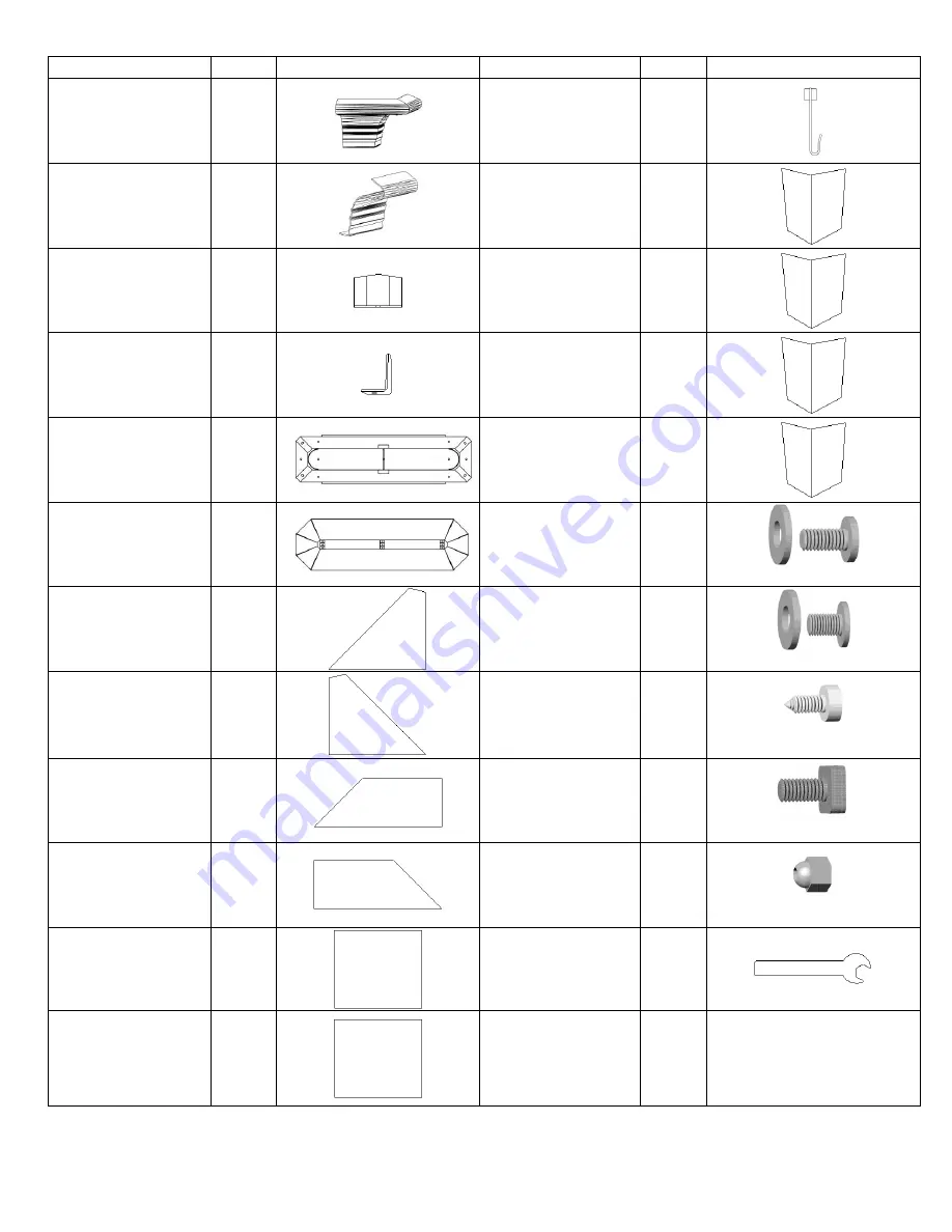 Gazebo penguin MARSEILLES 456201 Installation Manual Download Page 22