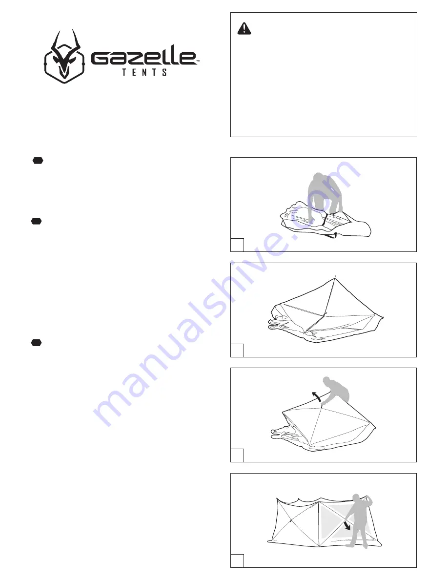 Gazelle 26800 Assembly And Use Instructions Download Page 1