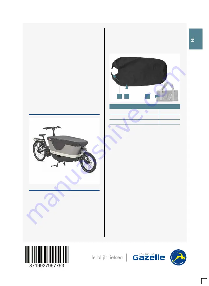 Gazelle 653121300 User Manual Download Page 1