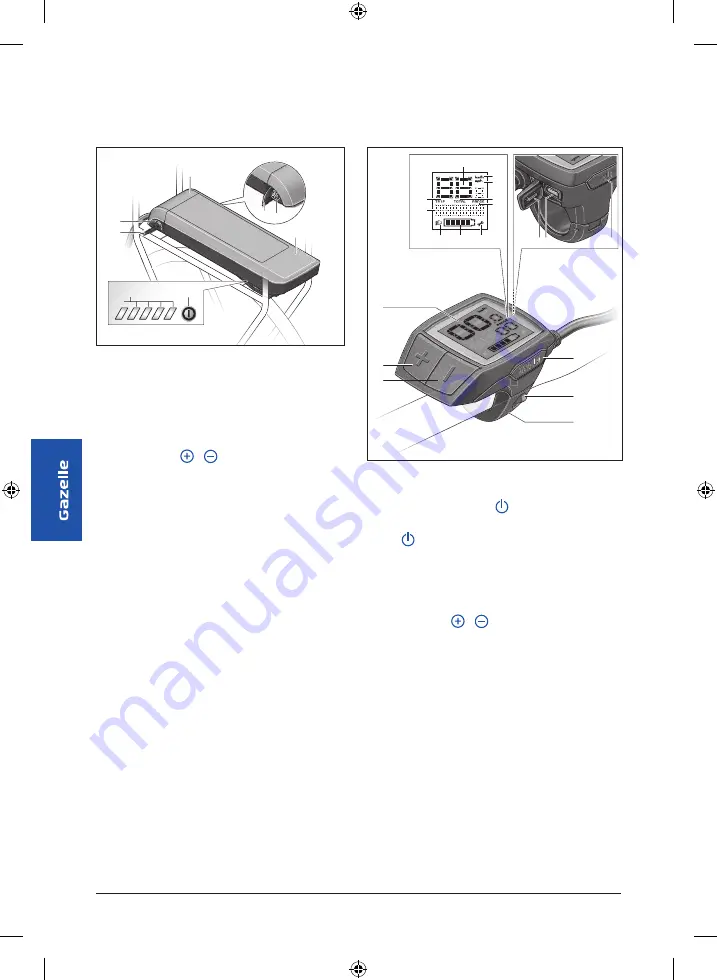 Gazelle Bosch-systeem Quick Start Manual Download Page 12