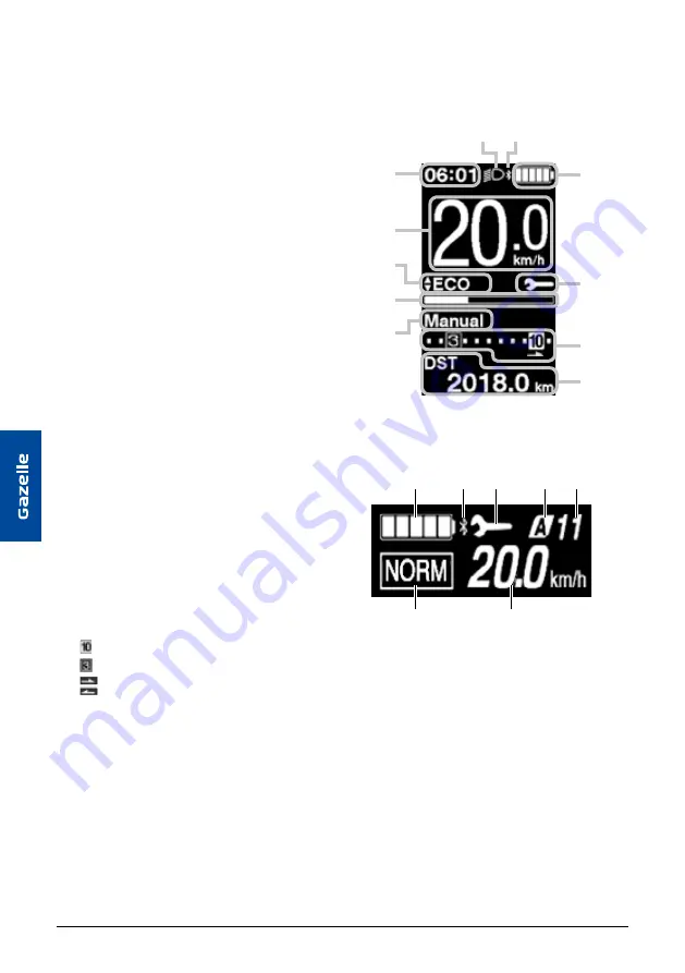 Gazelle Shimano Steps Quick Start Manual Download Page 54