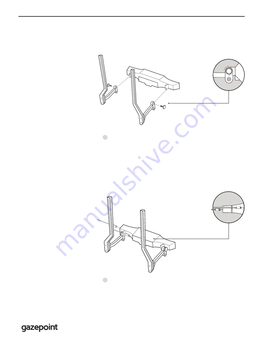 Gazepoint Vesa Mount Скачать руководство пользователя страница 2