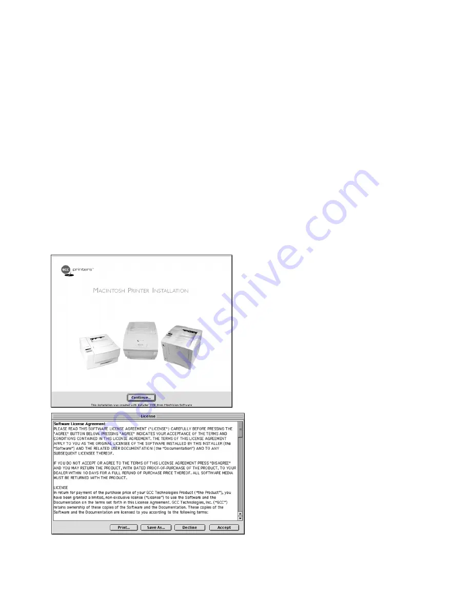 GCC Technologies Elite 16DNe Software Installation Manual Download Page 3