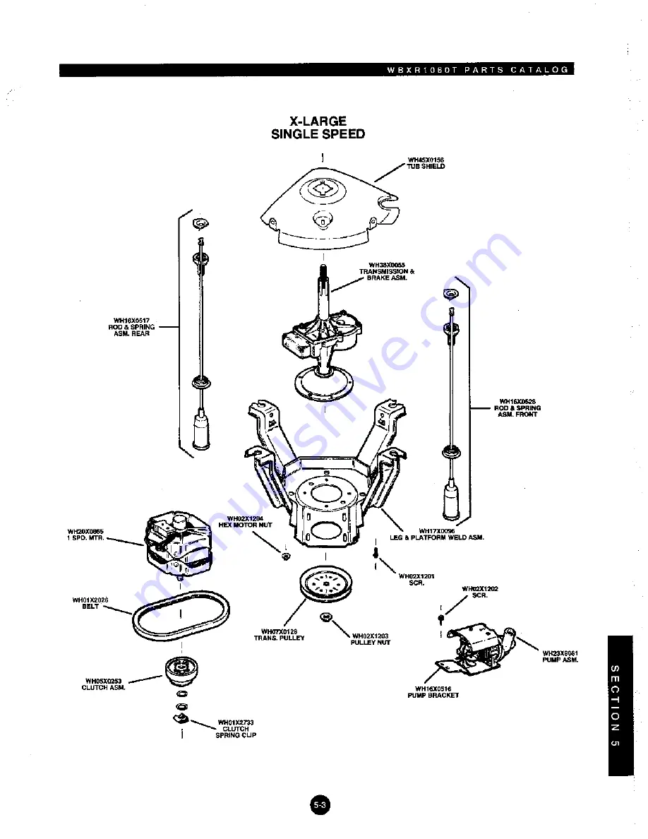 GE Consumer & Industrial Single Speed Front Service Full Size Washer Скачать руководство пользователя страница 49