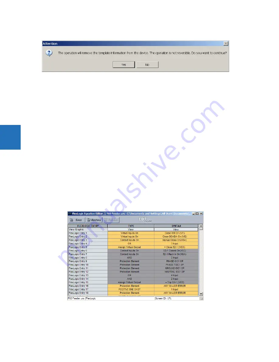 GE Digital Energy L60 Instruction Manual Download Page 108