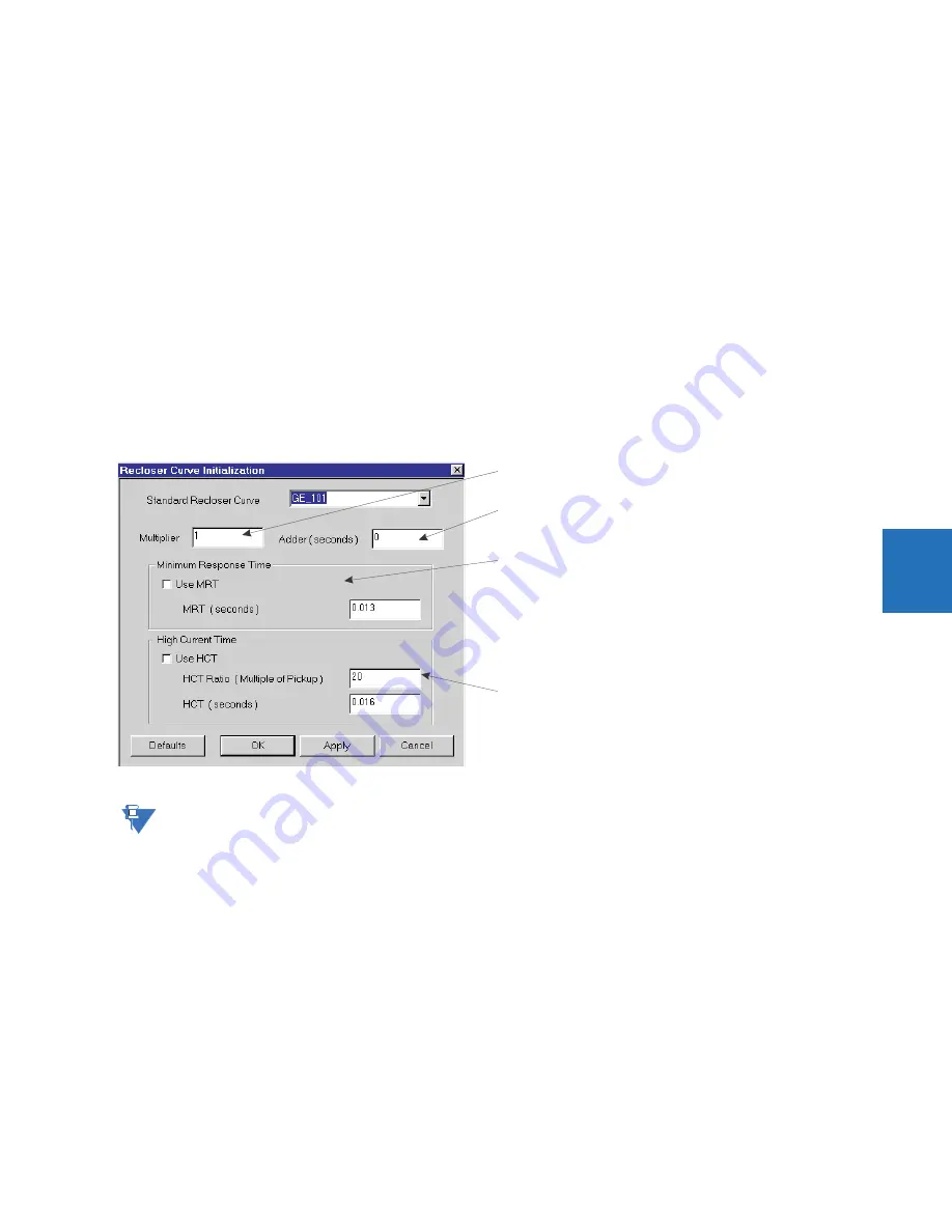 GE Digital Energy L60 Instruction Manual Download Page 257