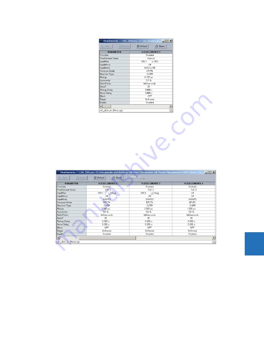 GE Digital Energy L60 Instruction Manual Download Page 505