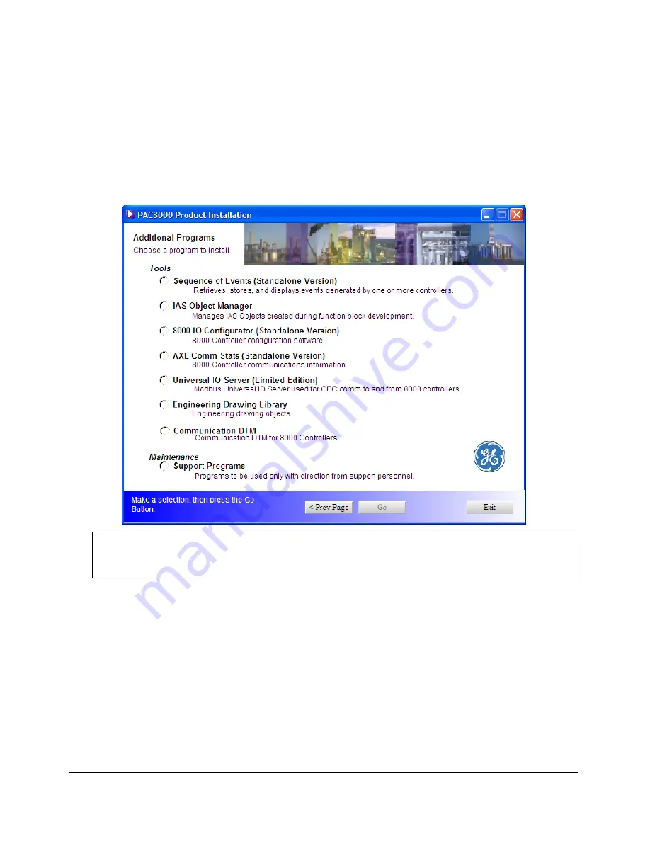 GE Intelligent Platforms, Inc. PAC8000 Getting Started Manual Download Page 45