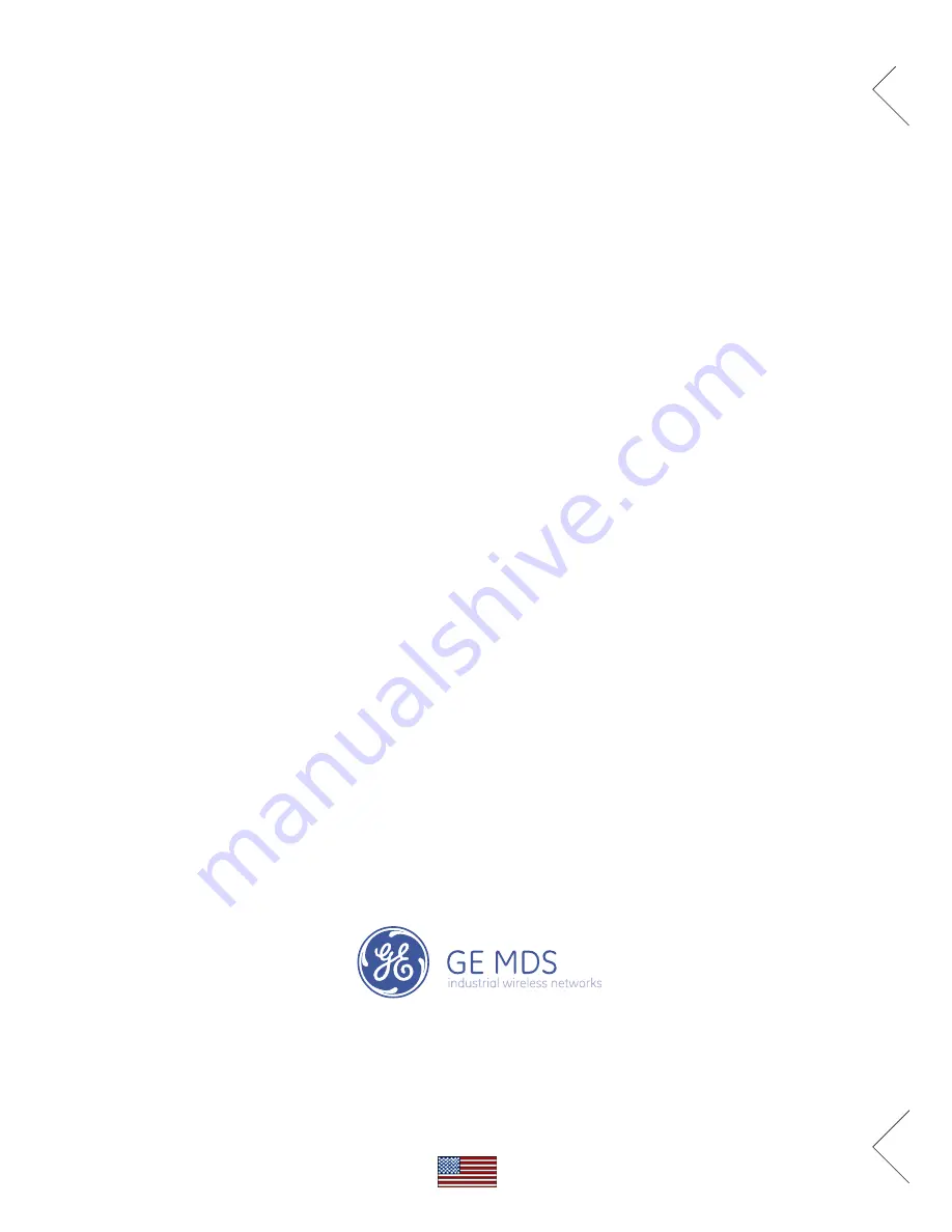 GE MDS MDS 05-4558A01 Startup Manual Download Page 20