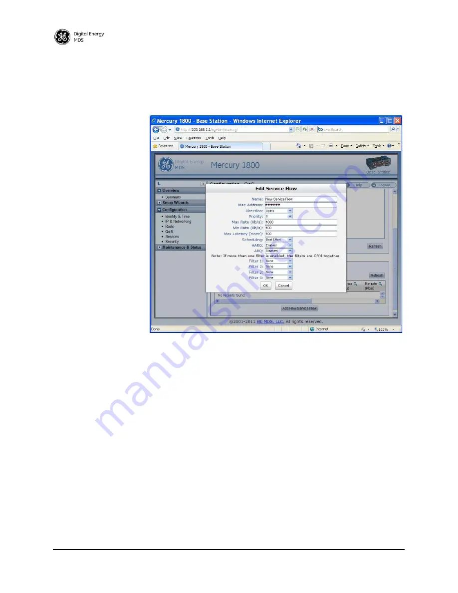 GE MDS Mercury 5800 BS Technical Manual Download Page 36