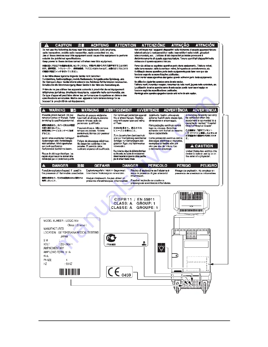 GE Medical Systems 500 User Manual Download Page 54