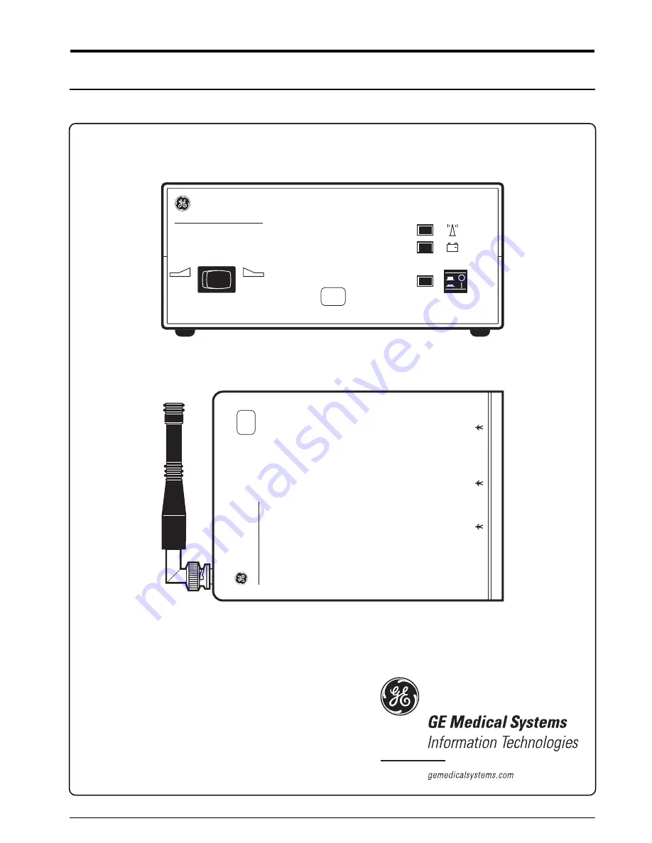 GE Medical Systems Corometrics 340 Service Manual Download Page 1