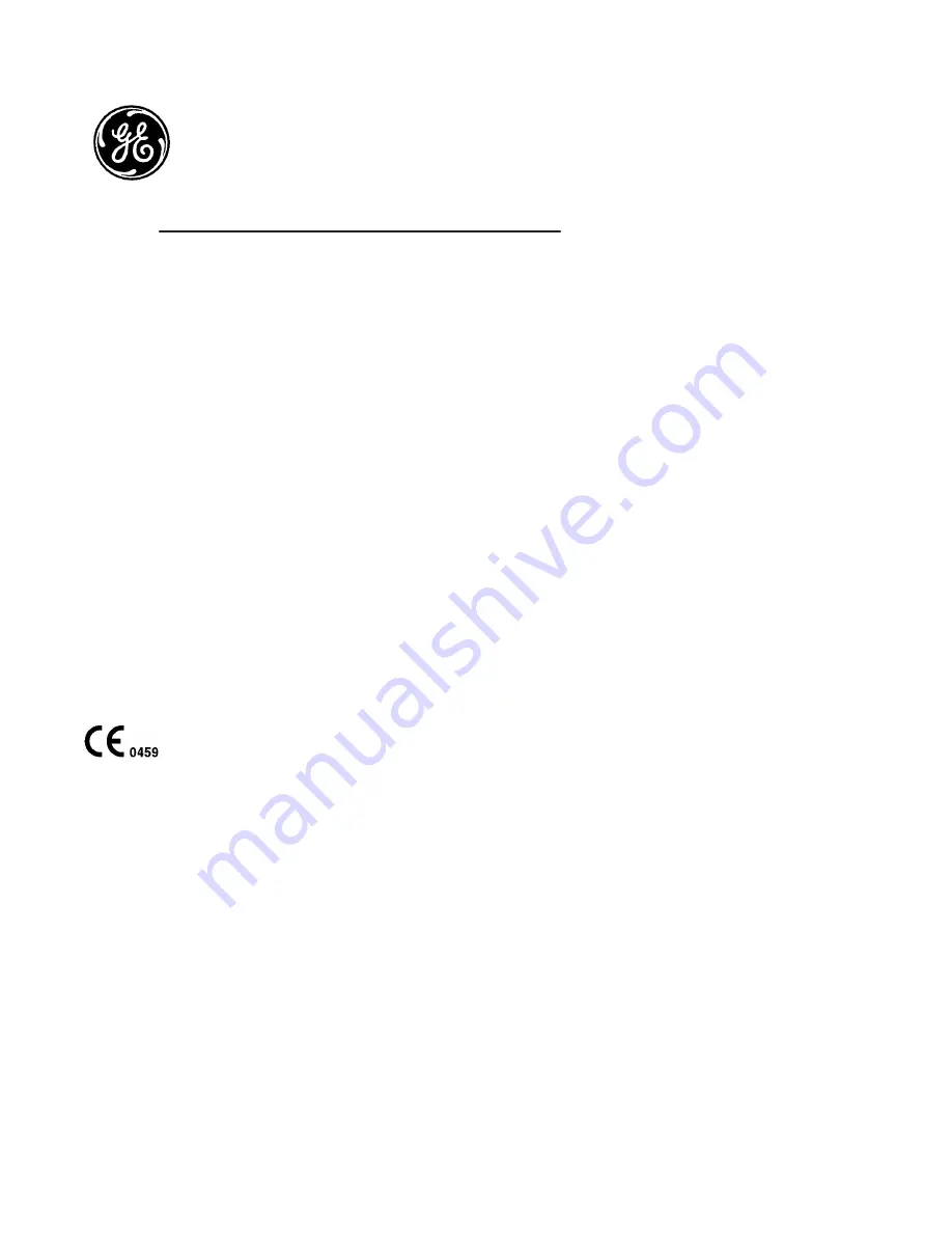 GE Medical Systems LOGIQ ?200 Service Manual Download Page 1