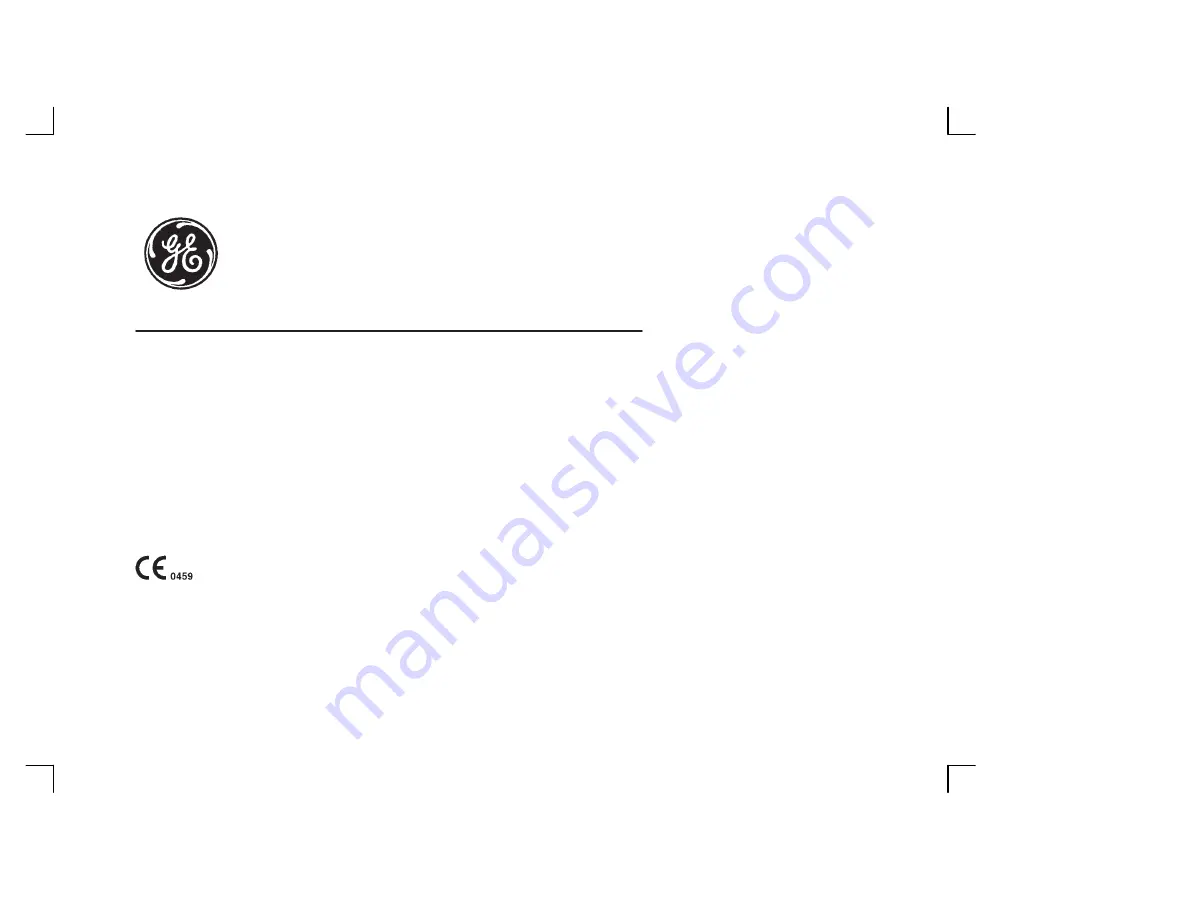 GE Medical Systems LOGIQ 500 Quick Start Manual Download Page 3