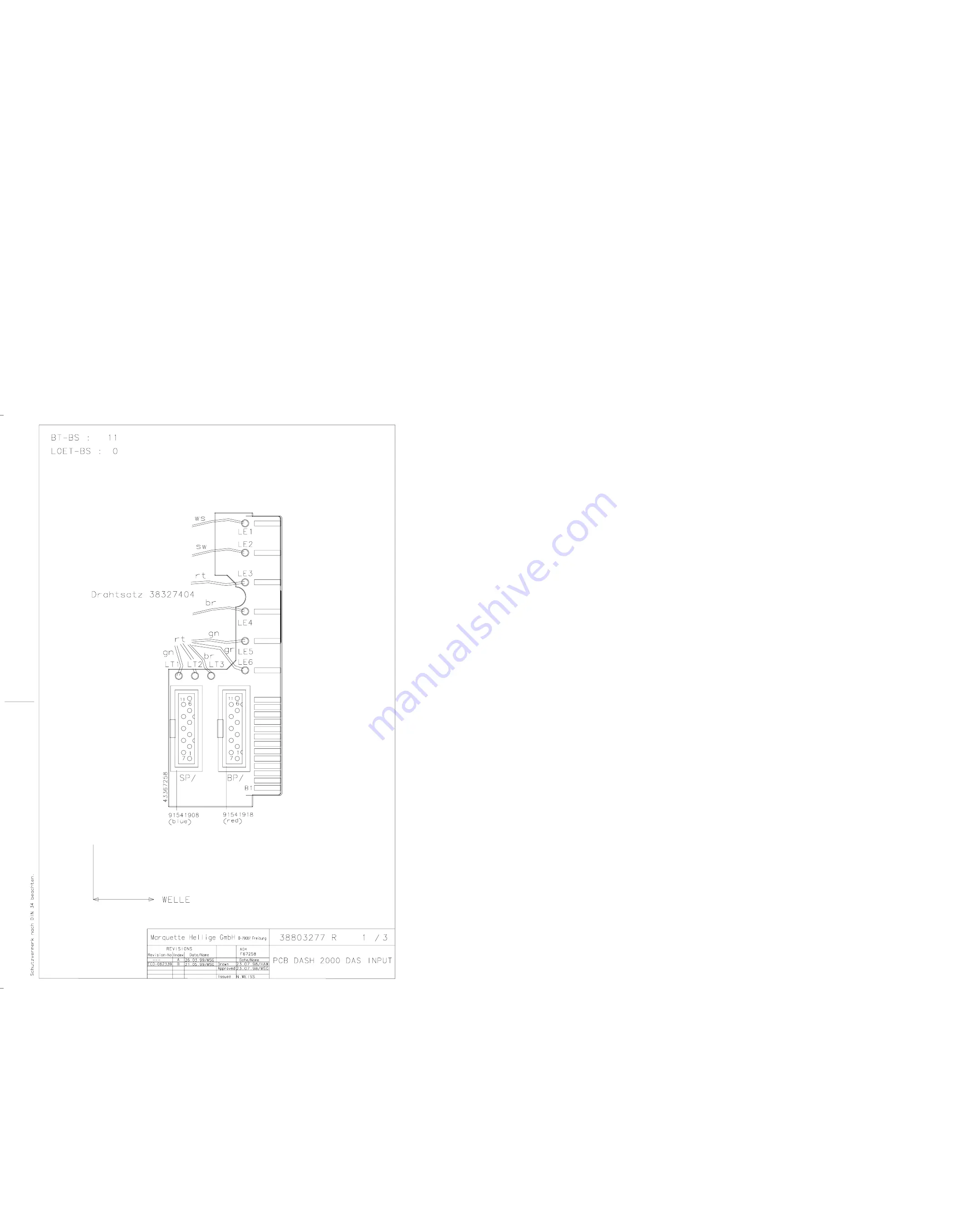 GE Medical Systems marquette Dash 2000 Service Manual Download Page 180