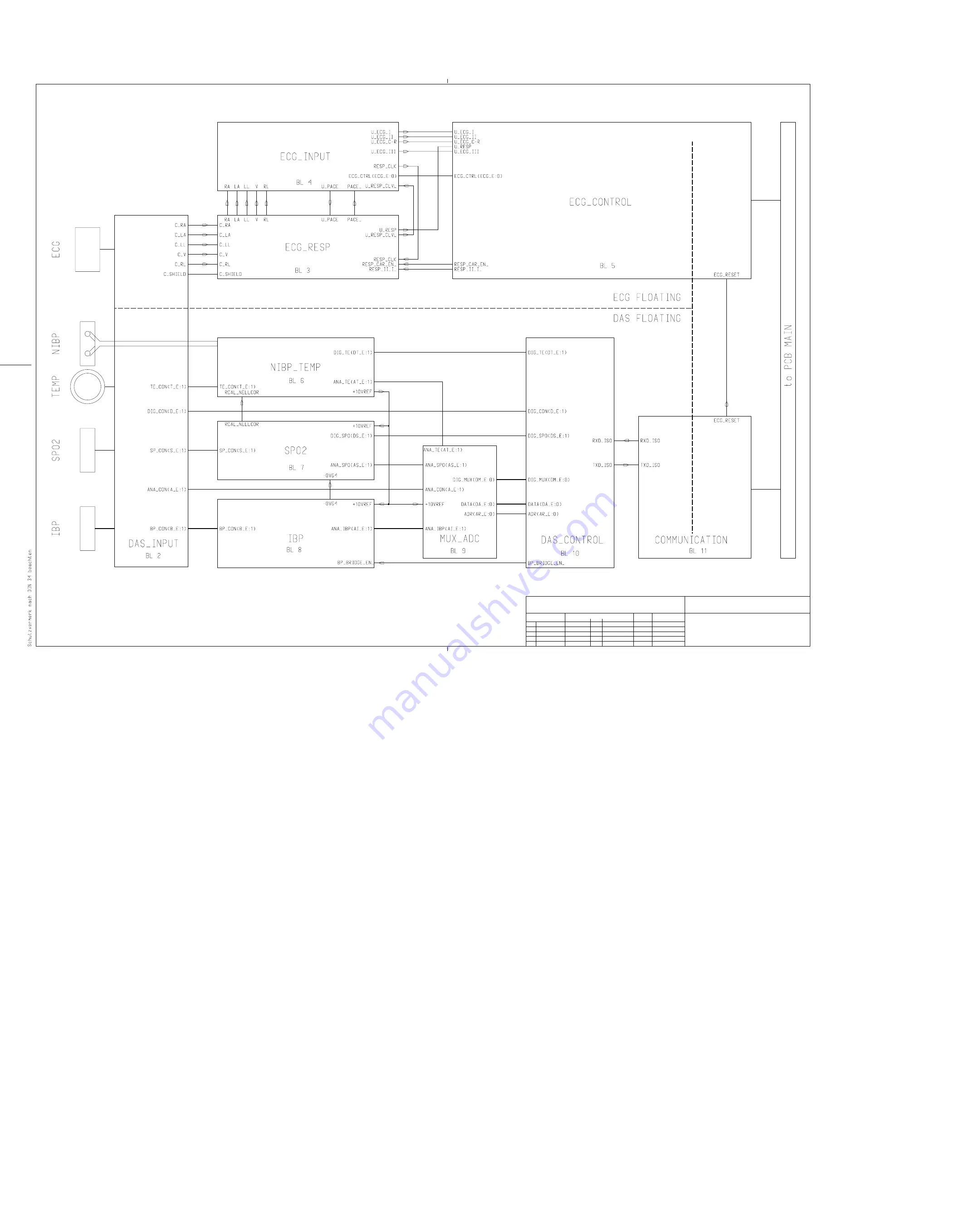 GE Medical Systems marquette Dash 2000 Service Manual Download Page 185