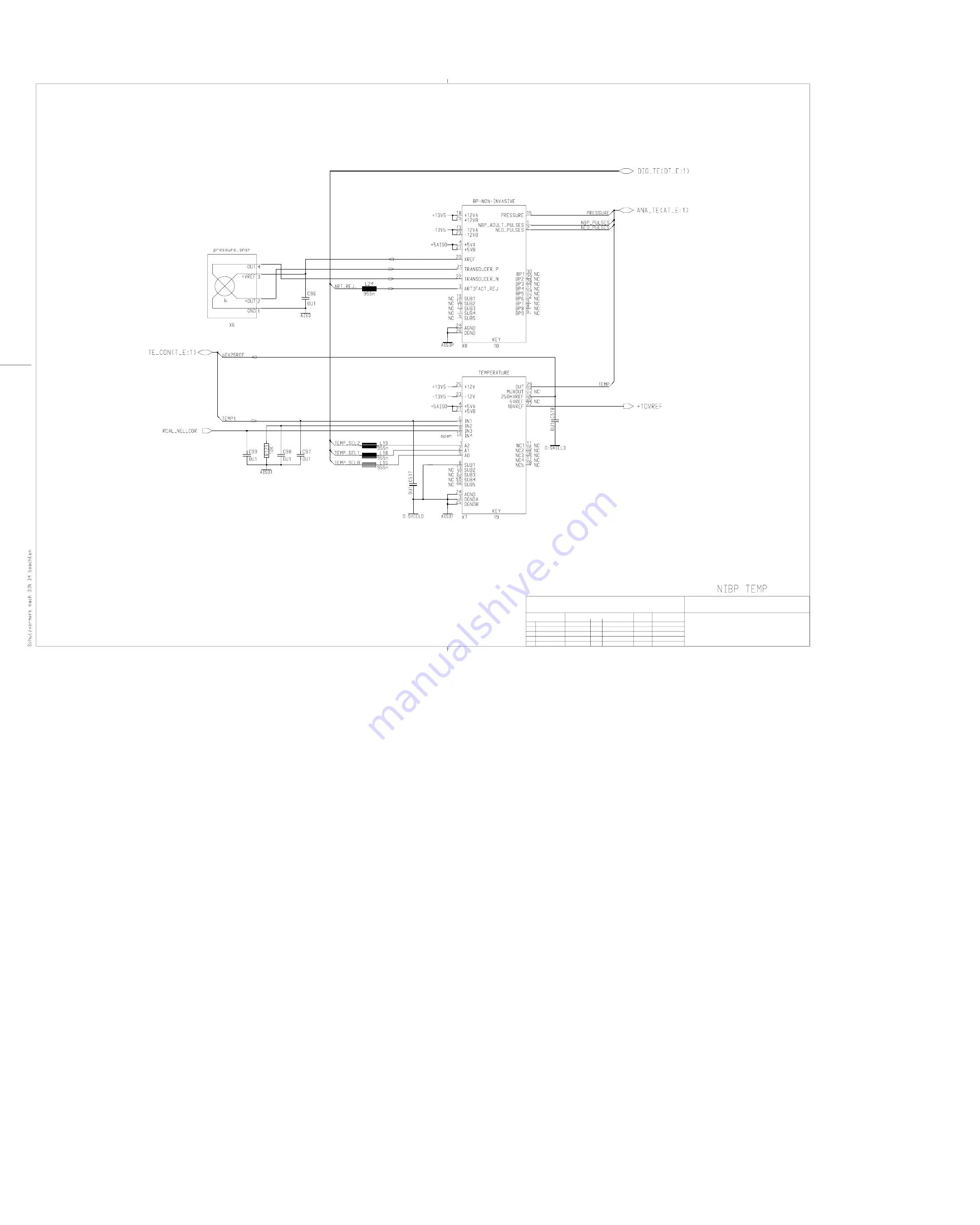 GE Medical Systems marquette Dash 2000 Service Manual Download Page 190