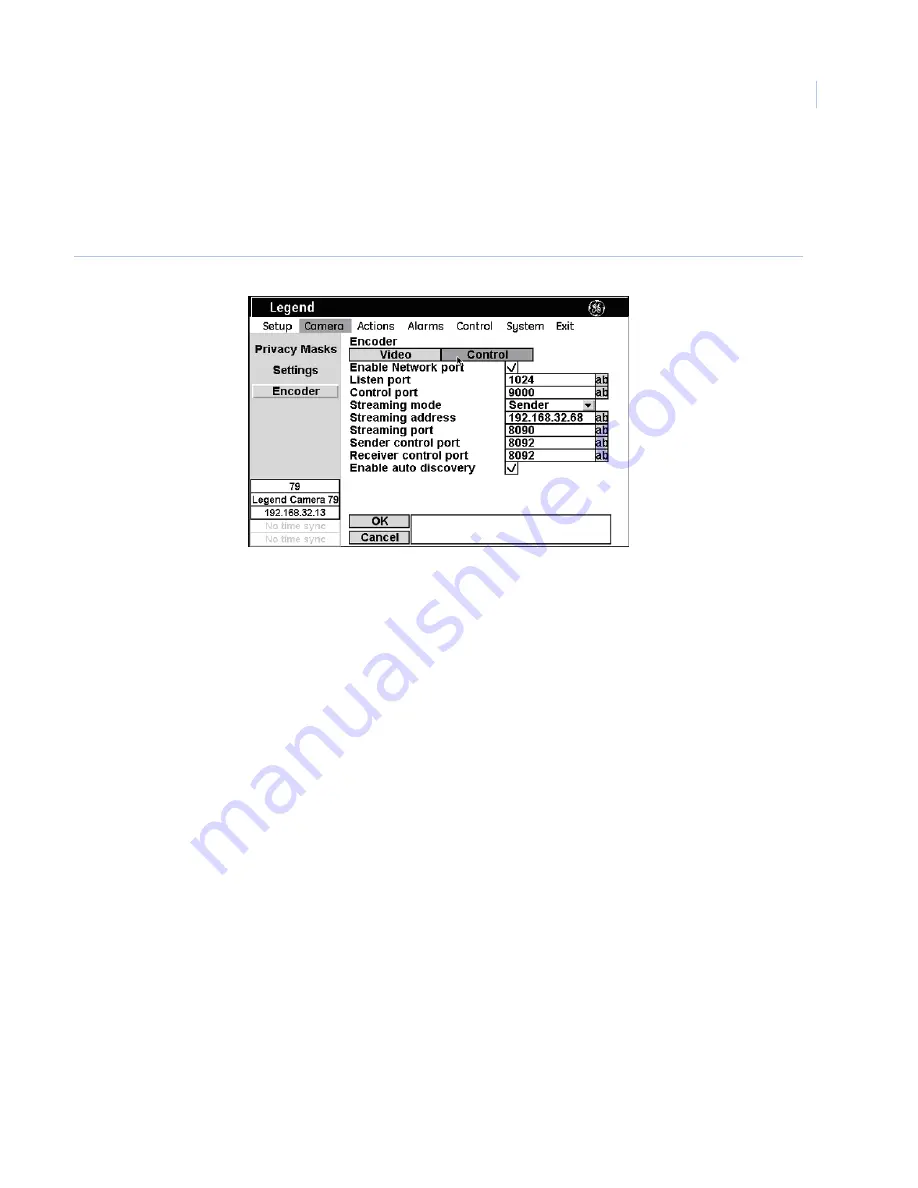 GE Security Legend IP User Manual Download Page 135